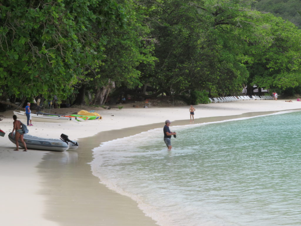 The Sandy Beach at Port Launay Beach